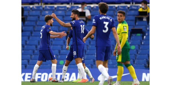 Olivier Giroud staje się innym świtem w Chelsea